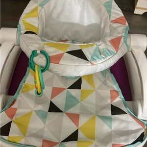 Vibrant Geometric Kids Bib